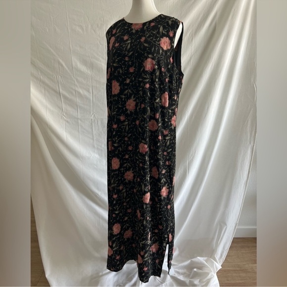 Charter Club Women's V Neck Belted Dress Green Size 2X